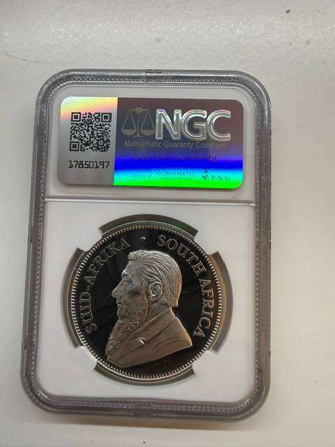 2018 SILVER KRUGERRAND 1oz NGC PF69