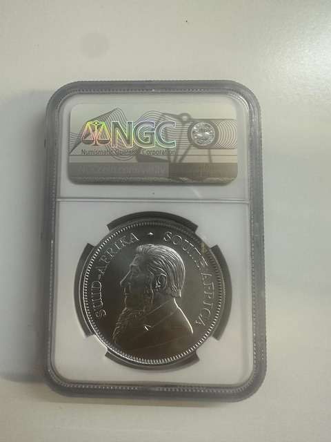 2019 SILVER KRUGERRAND 1oz NGC MS70 FIRST DAY OF ISSUE SIGNED ED HARBUZ