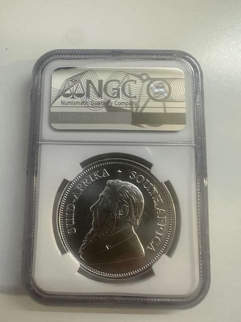 2020 SILVER KRUGERRAND 1oz NGC MS70