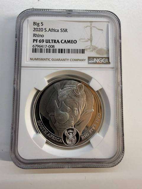 2020 R5 RHINO NGC PF69 , FIRST SERIES