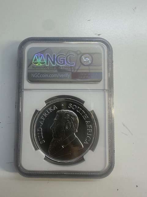 2022 SILVER KRUGERRAND 1oz NGC MS70