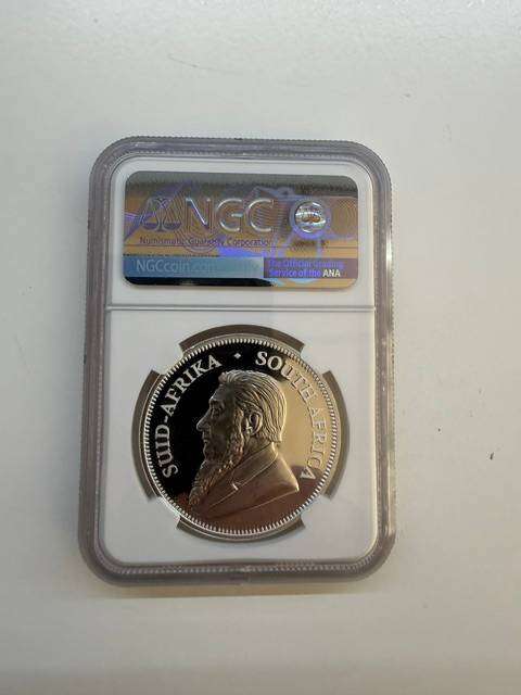 2022 SILVER KRUGERRAND 1oz NGC PF70