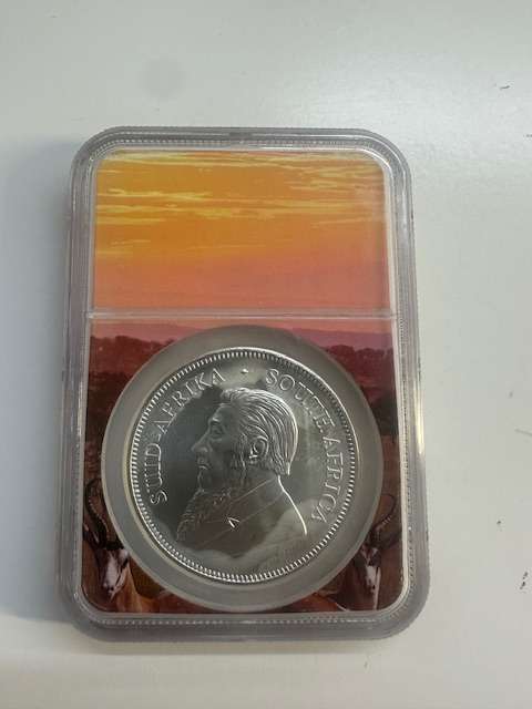2023 SILVER KRUGERRAND 1oz NGC MS70 PAUL KRUGER