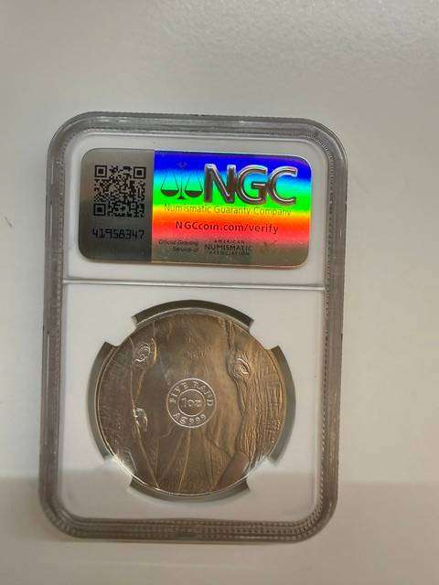 2024 R5 ELEPHANT NGC MS70 , THIRD SERIES