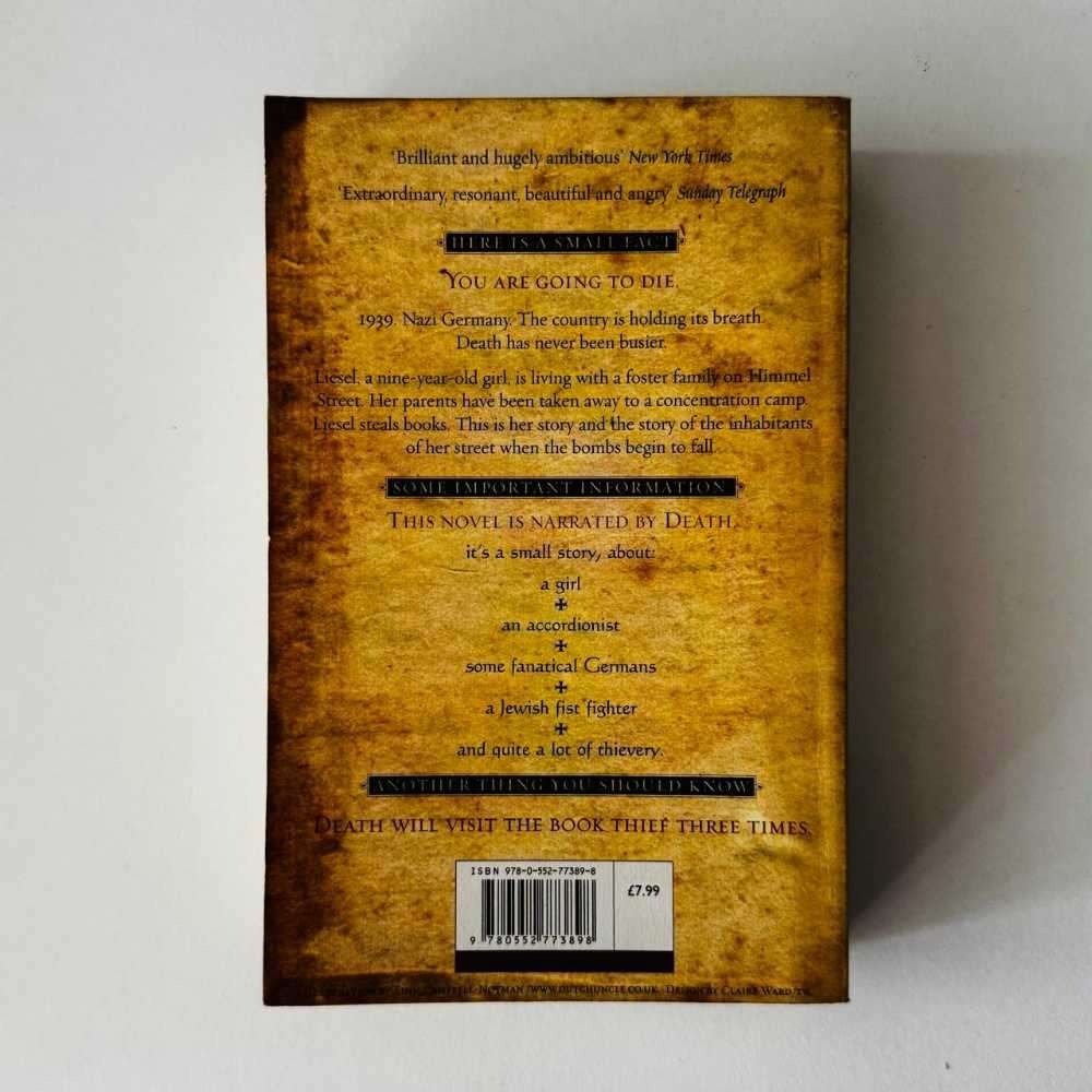 The Book Thief ISBN 9780552773898