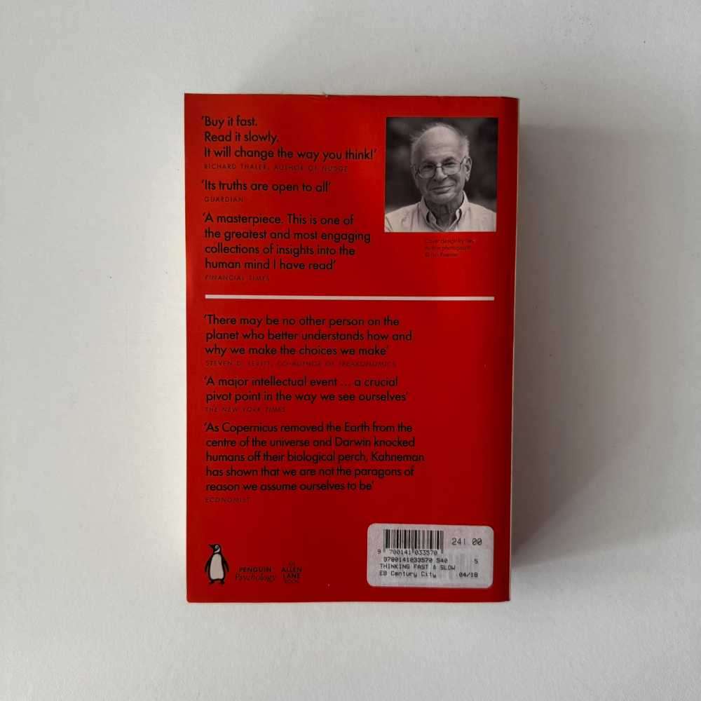 Thinking Fast and Slow  ISBN 9780141033570