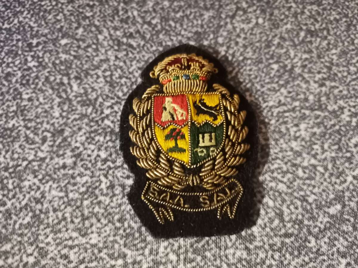 SAA bullionwire embroided cap badge for air crew - WW2 pattern