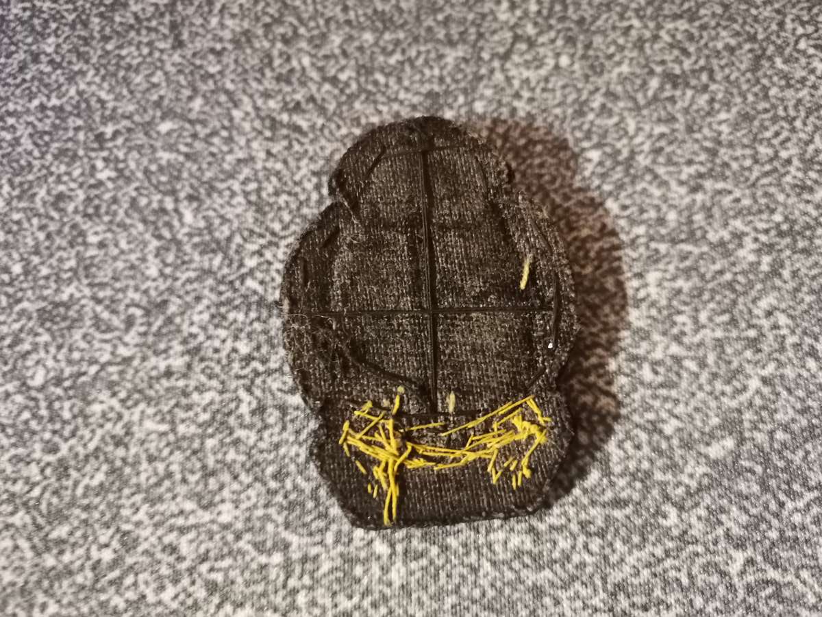 SAA bullionwire embroided cap badge for air crew - WW2 pattern