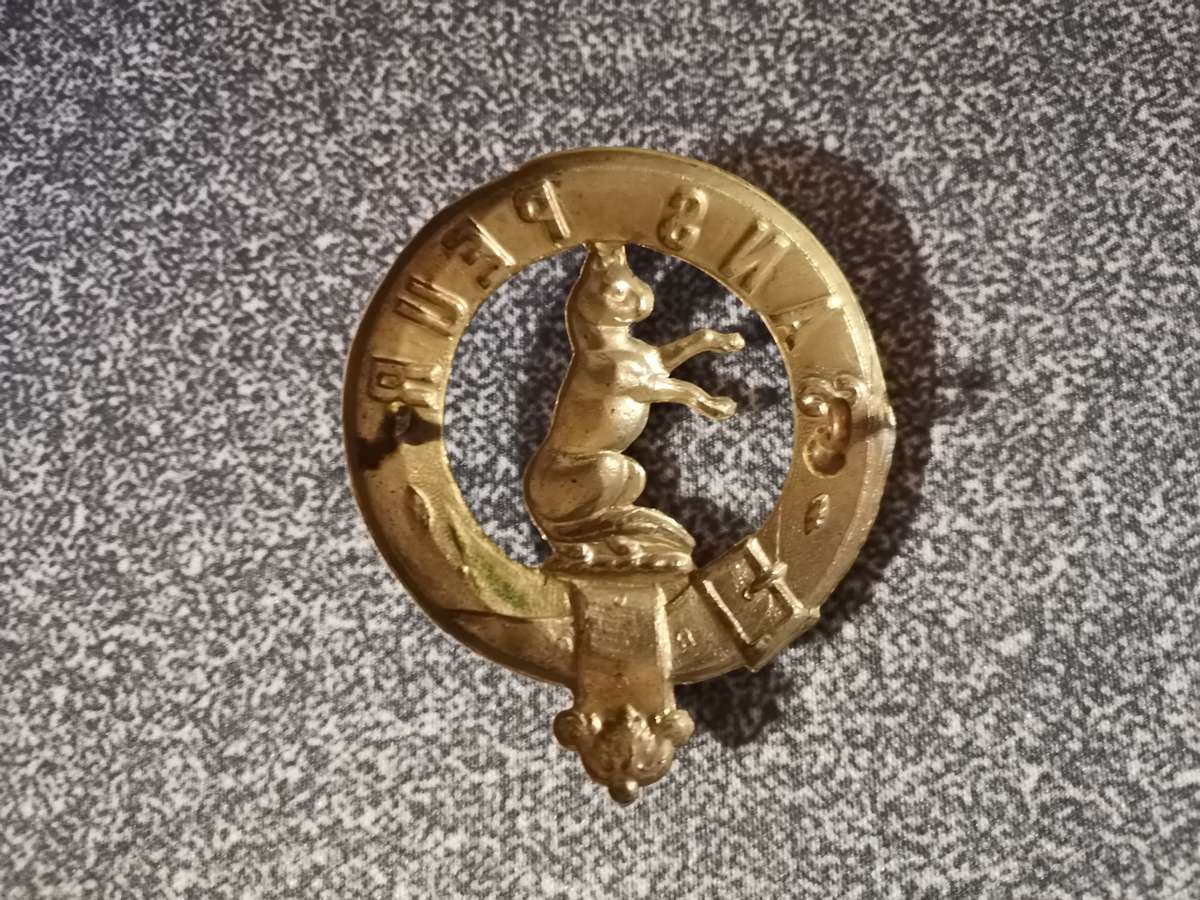 5th Battalion Seaforth Highlanders Cap Badge