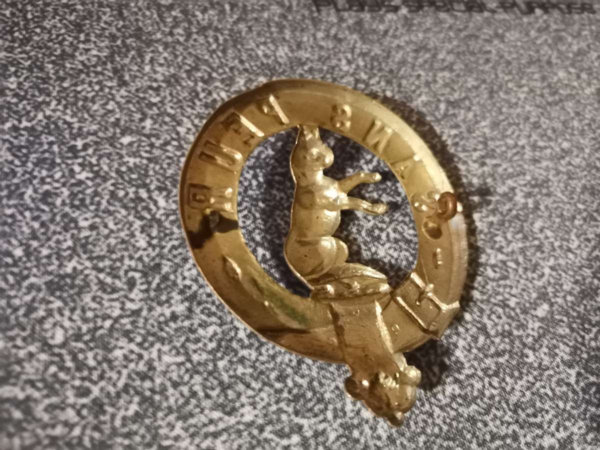 5th Battalion Seaforth Highlanders Cap Badge