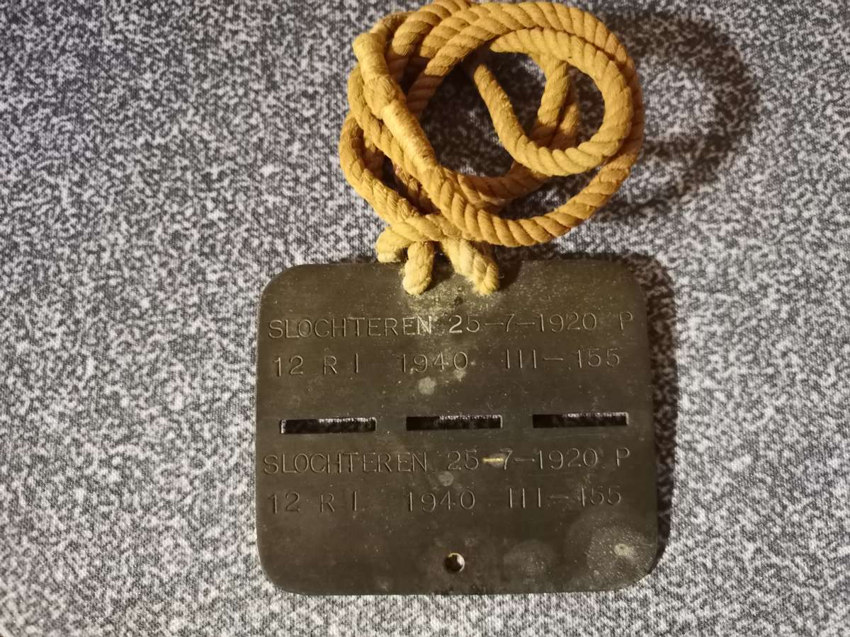 WW2 Dutch Dogtag - SCARCE