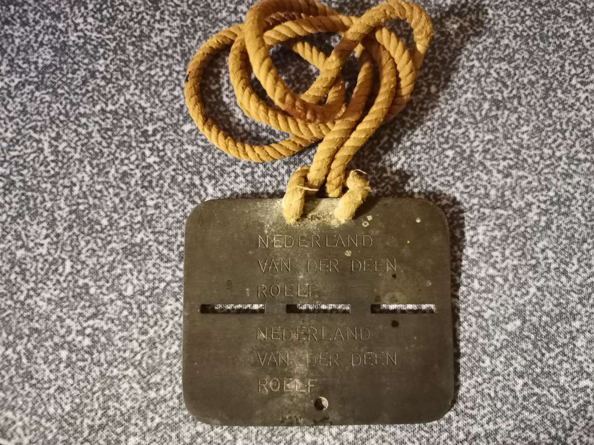 WW2 Dutch Dogtag - SCARCE