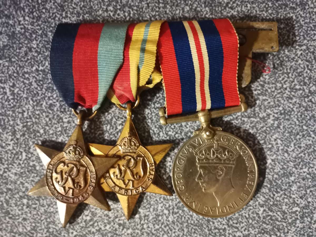 WW2 Trio Medals | K.D. Rowe #243474