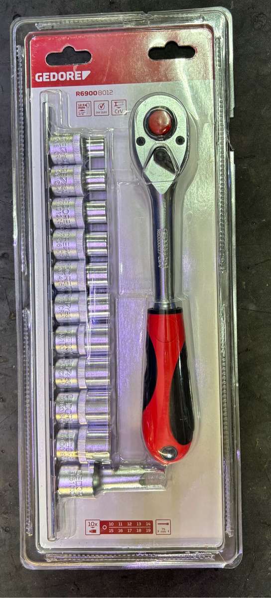 Gedore ratchet, socket set