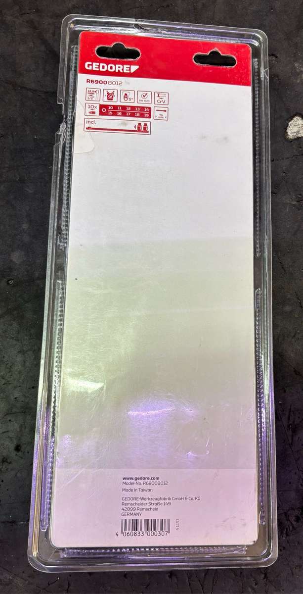 Gedore ratchet, socket set