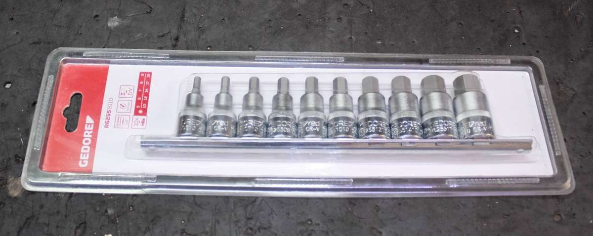 GEDORE ALLEN KEY SOCKET SET R62558110