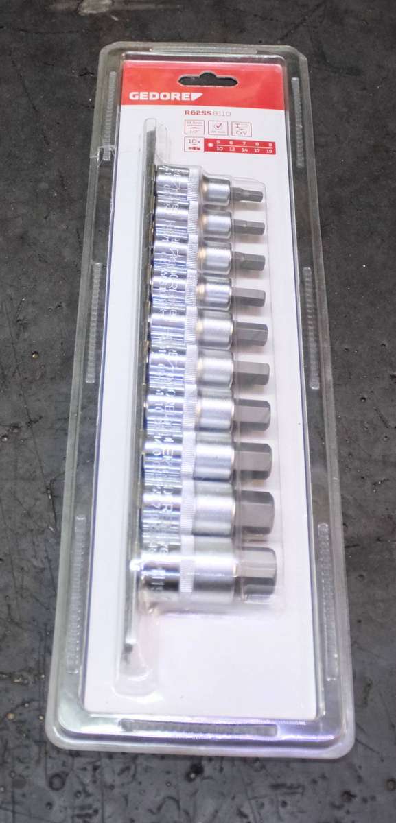 GEDORE ALLEN KEY SOCKET SET R62558110
