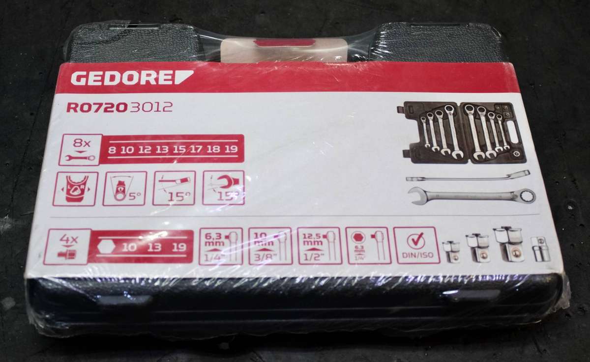 GEDORE RACKET SPANNER SET R07203012 8 PIECE SET