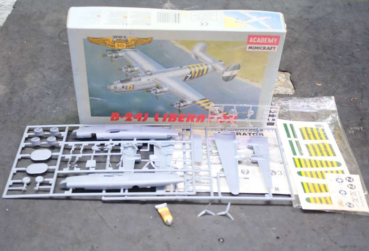 Academy Minicraft Consolidated B-24J Liberator 1/44th Scale Airplane Model Kit