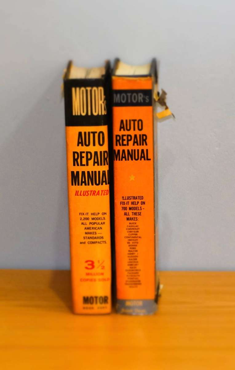 MOTOR's AUTO REPAIR MANUAL COLLECTORS BOOKS