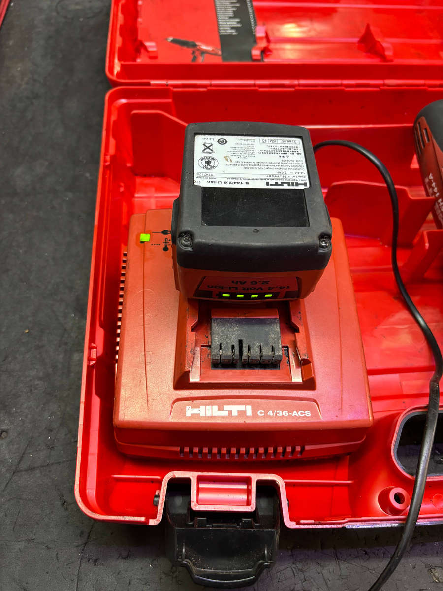 HILTI SFH 144-A CORDLESS DRILL WITH BATTERY AND CHARGER