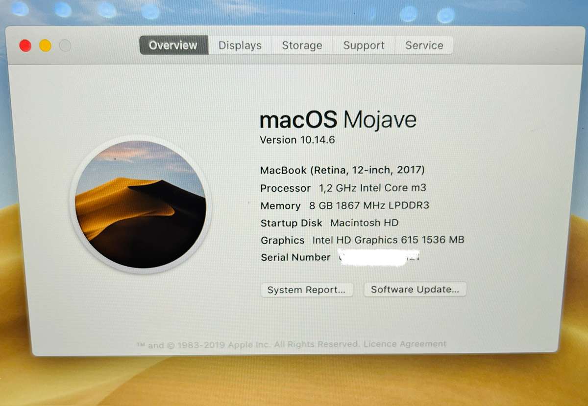 12 INCH APPLE MACBOOK RETINA 2017 IN BOX