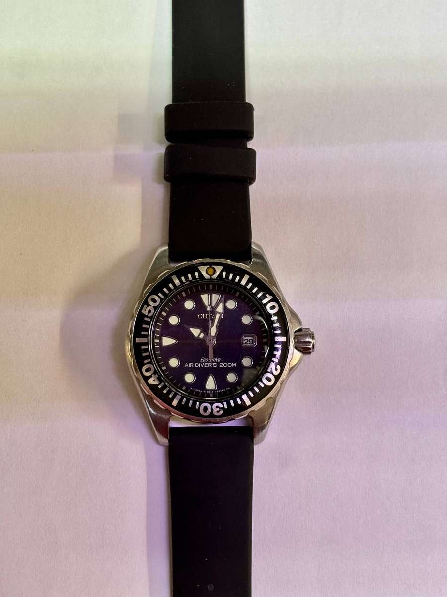 CITIZEN ECO DRIVE AIR DIVERS 200M WATCH, NOT TICKING