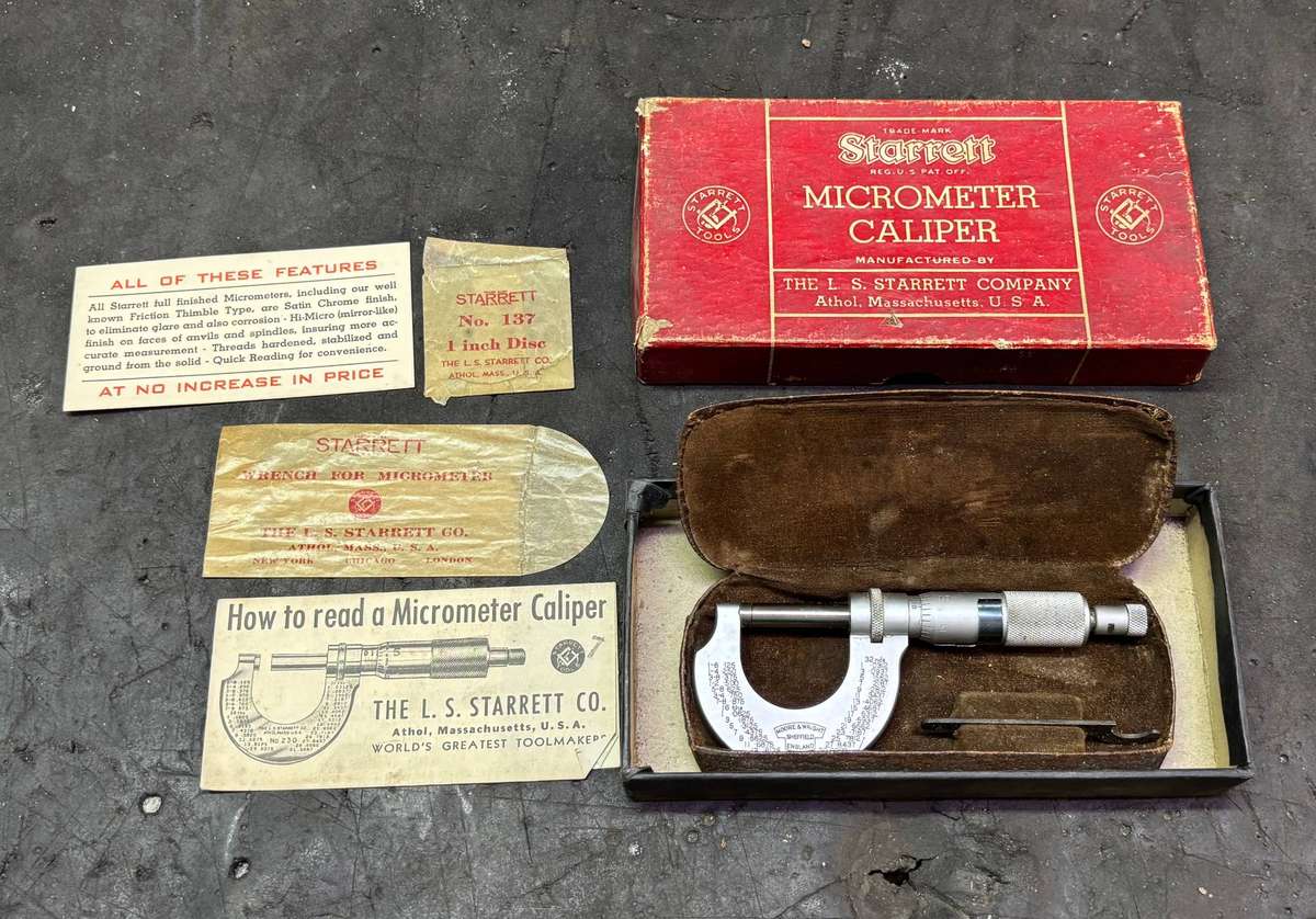 VINTAGE MICROMETER MOORE & WRIGHT SHEFFIELD, ENGLAND
