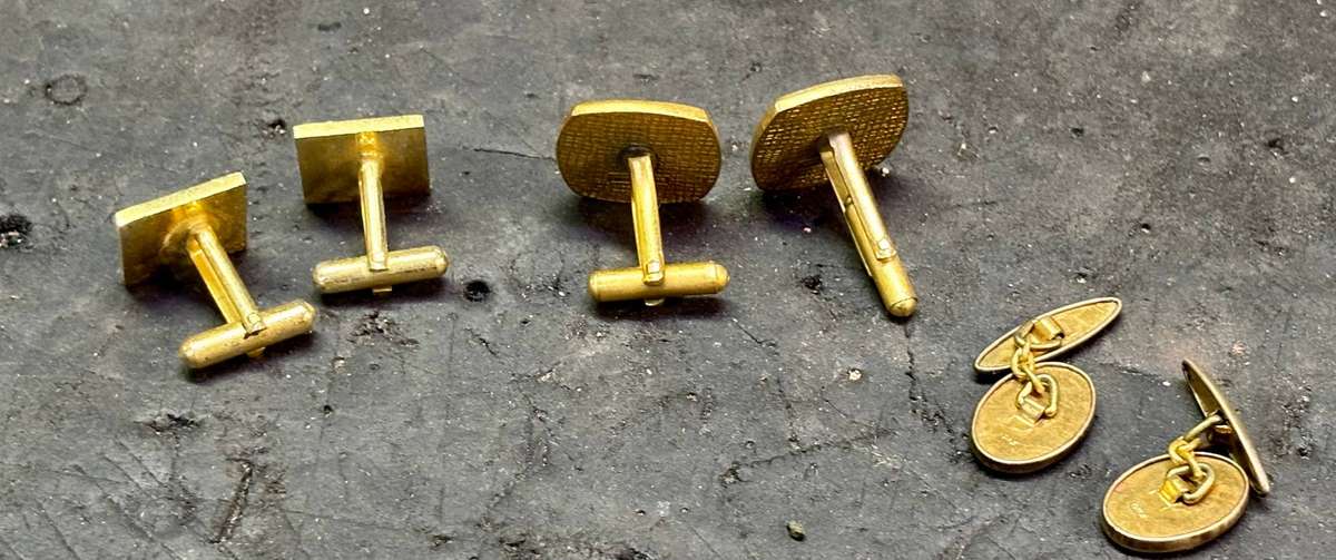CUFFLINKS 3 SETS ALL FOR ONE BID