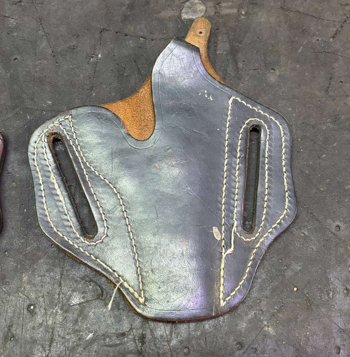 LEATHER HOLSTERS BOTH FOR ONE BID