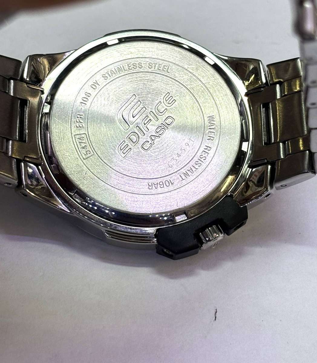 CASIO EDIFICE WR 100M 5474 EFR 106