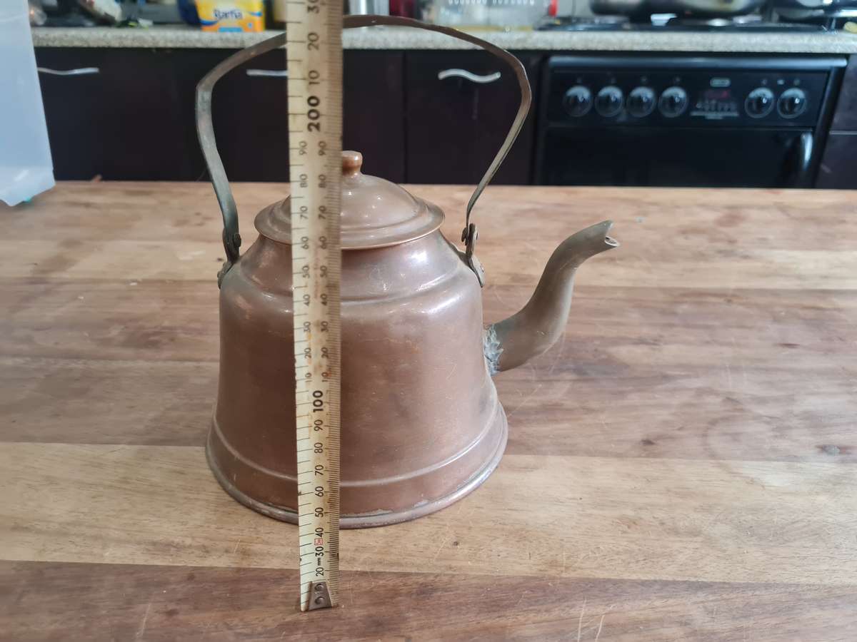 Vintage collectors copper teapot