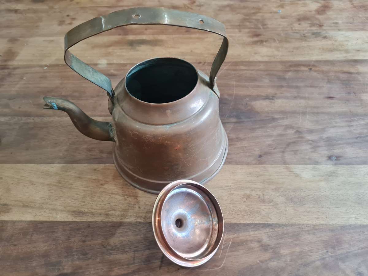 Vintage collectors copper teapot