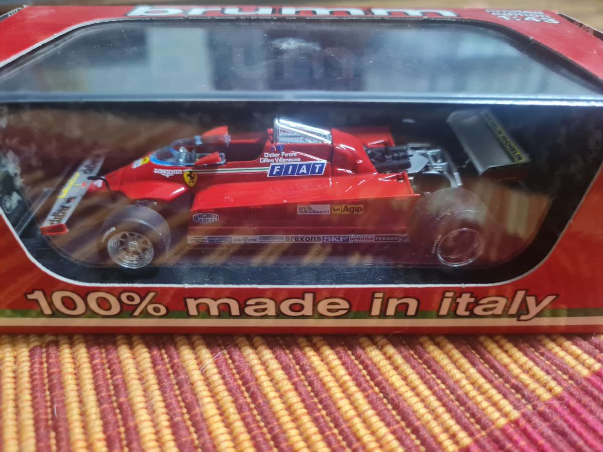 Boxed BRUMM 1/43 scale Ferrari 126 CK Turbo