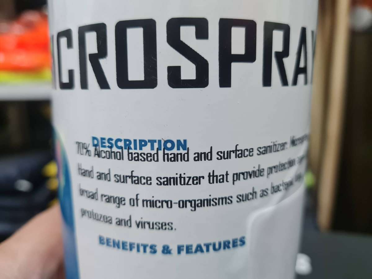 Microspray 1 litre , hand and surface sanitizer