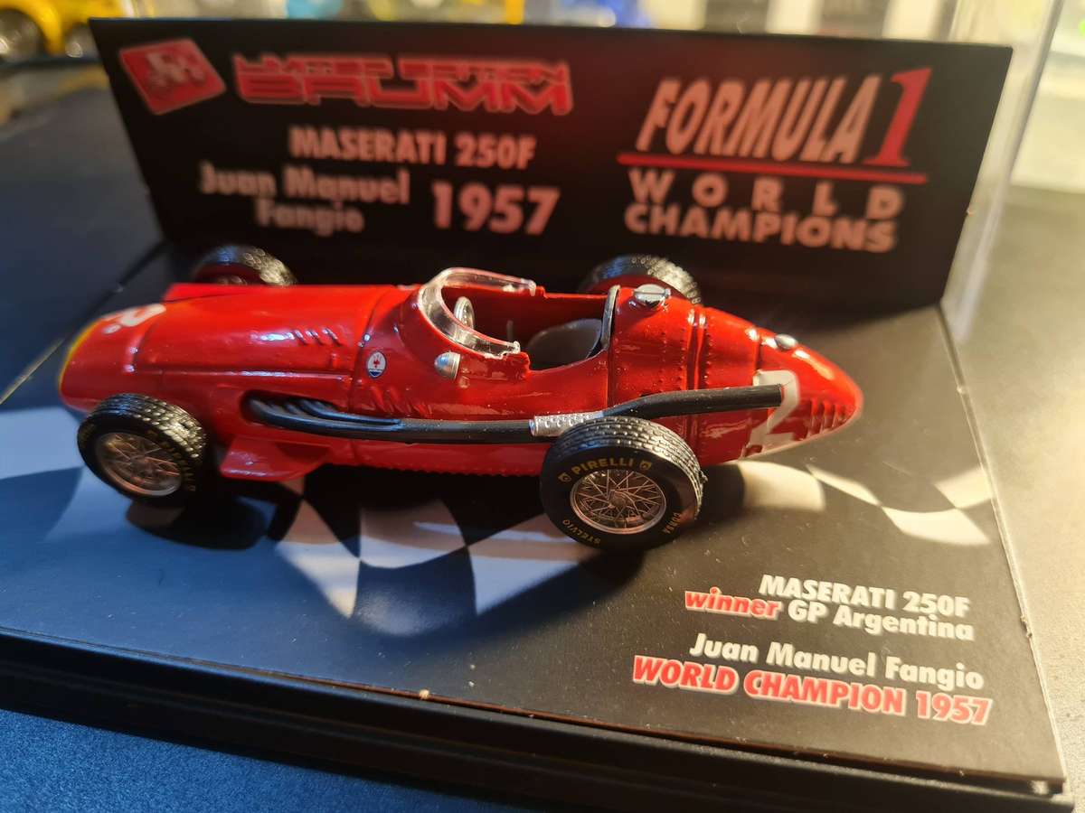 1/43 scale Brumm limited edition Maserati 250F