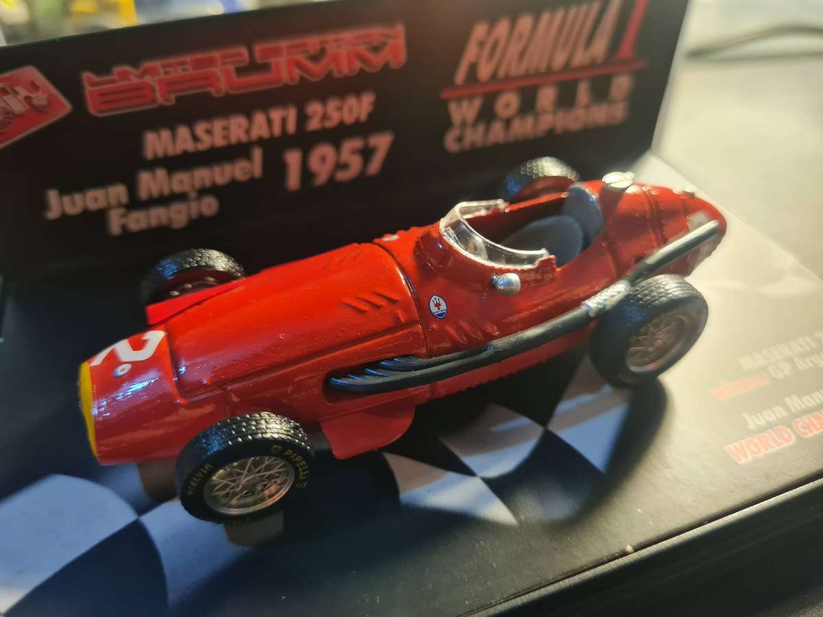 1/43 scale Brumm limited edition Maserati 250F