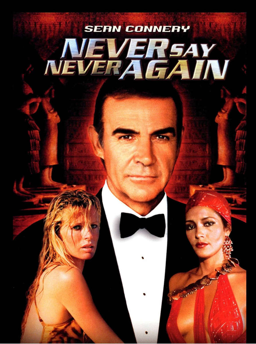 JAMES BOND  SEAN CONNERY  Never Say Never Again  Classic action  agent 007