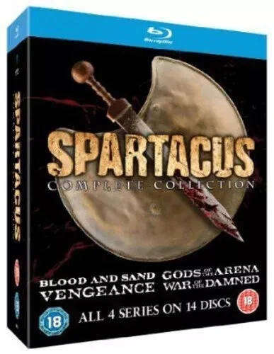 Spartacus Complete Collection Blu Ray Series 1-4 Box set SEALED
