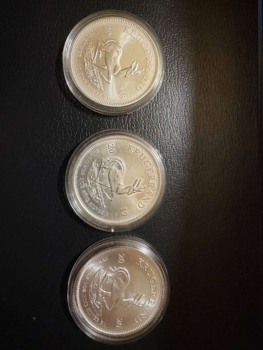 Kruger rands 1oz silver 2018 2019 2020