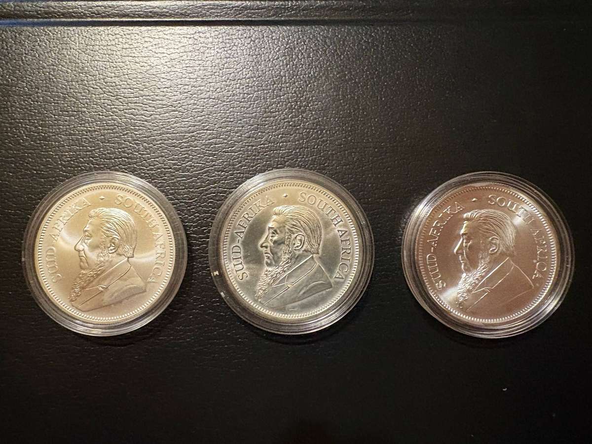 Kruger rands 1oz silver 2018 2019 2020