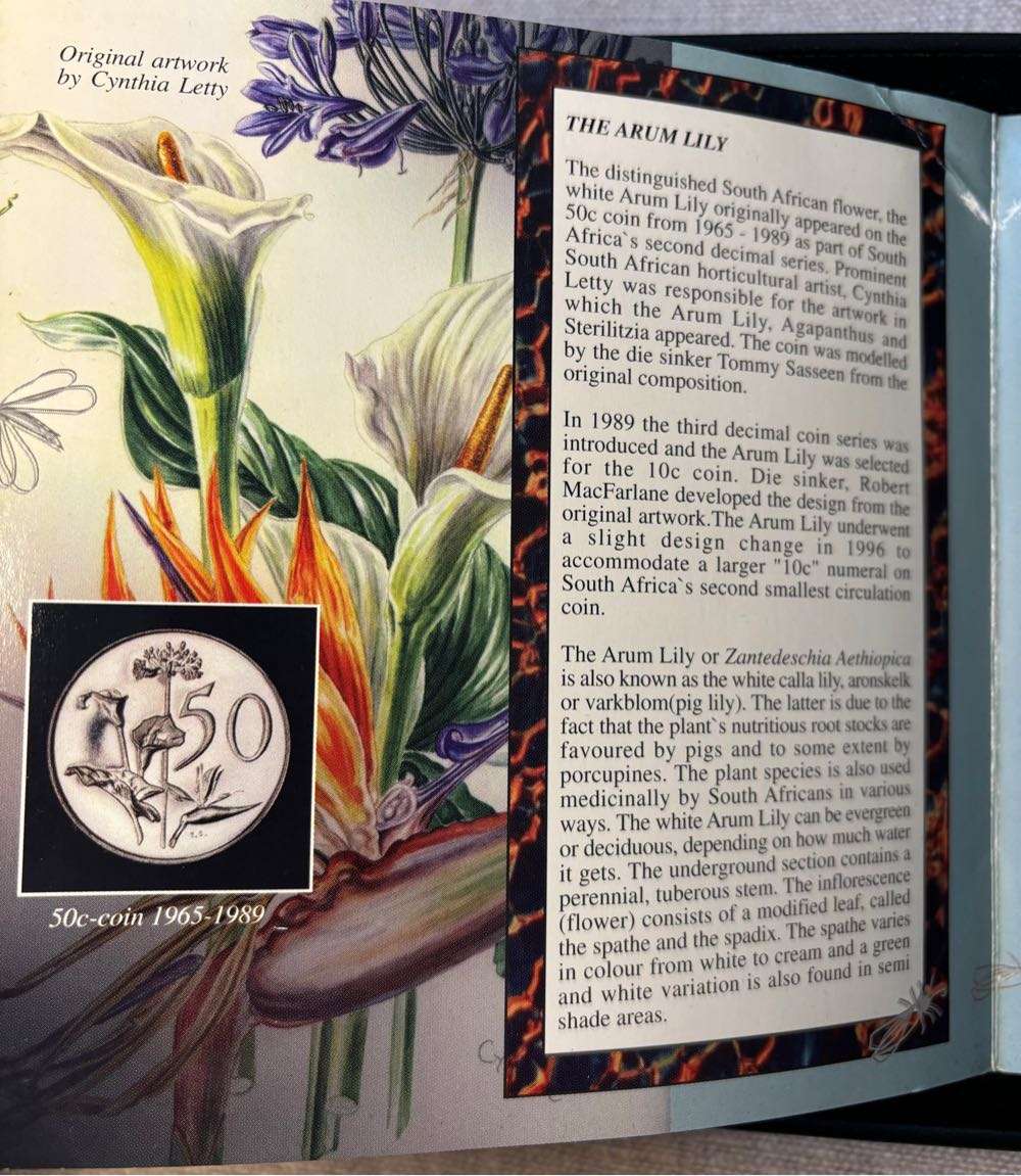 SOUTH AFRICA PROOF COIN SET IN BOX