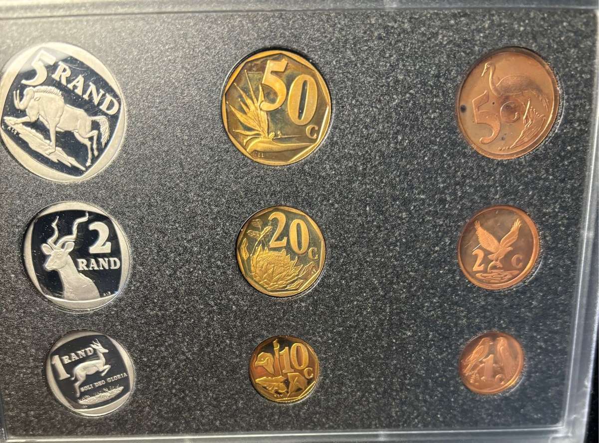SOUTH AFRICA PROOF COIN SET IN BOX