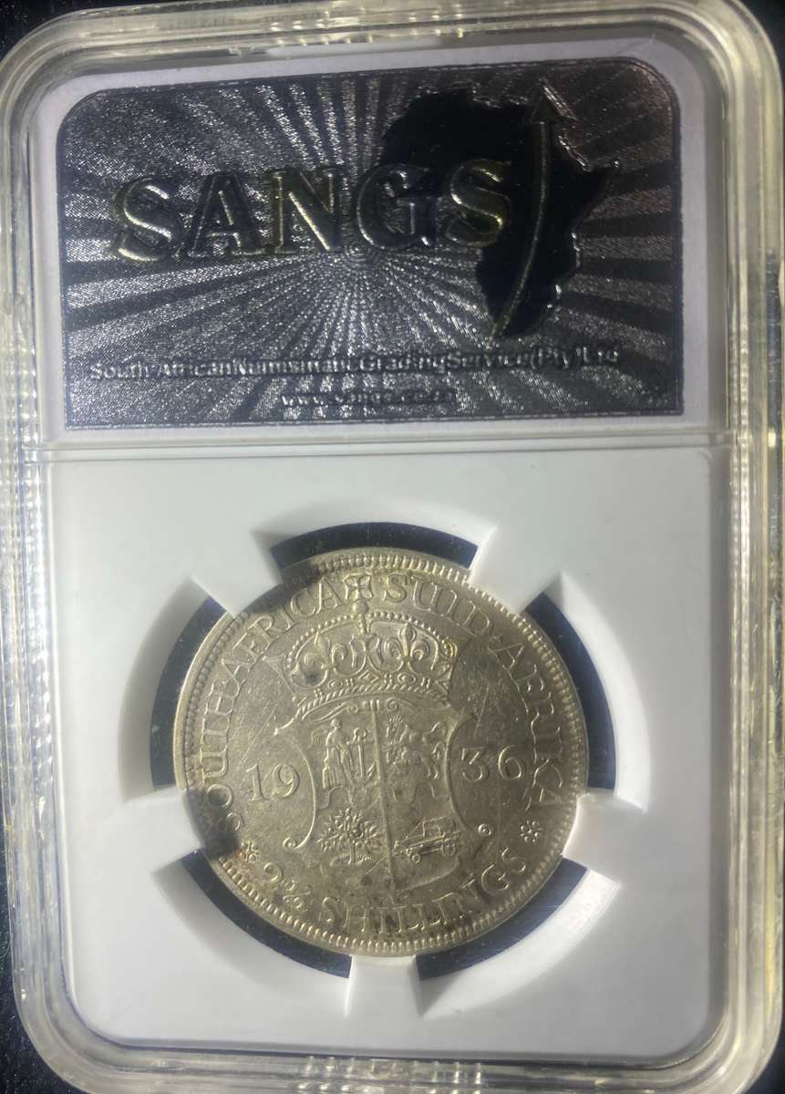 1936 SOUTH AFRICA 2,5 SHILLINGS