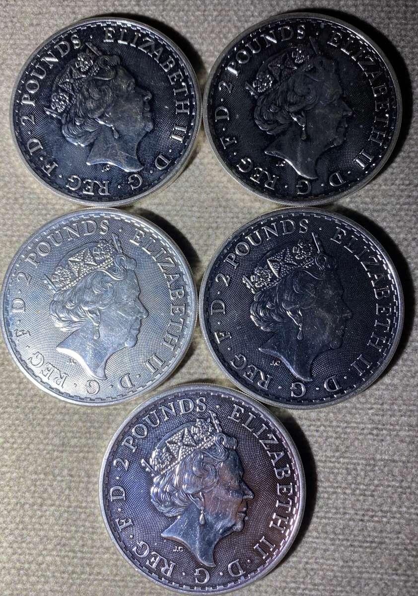 SILVER BRITISH ONE OZ COIN SET