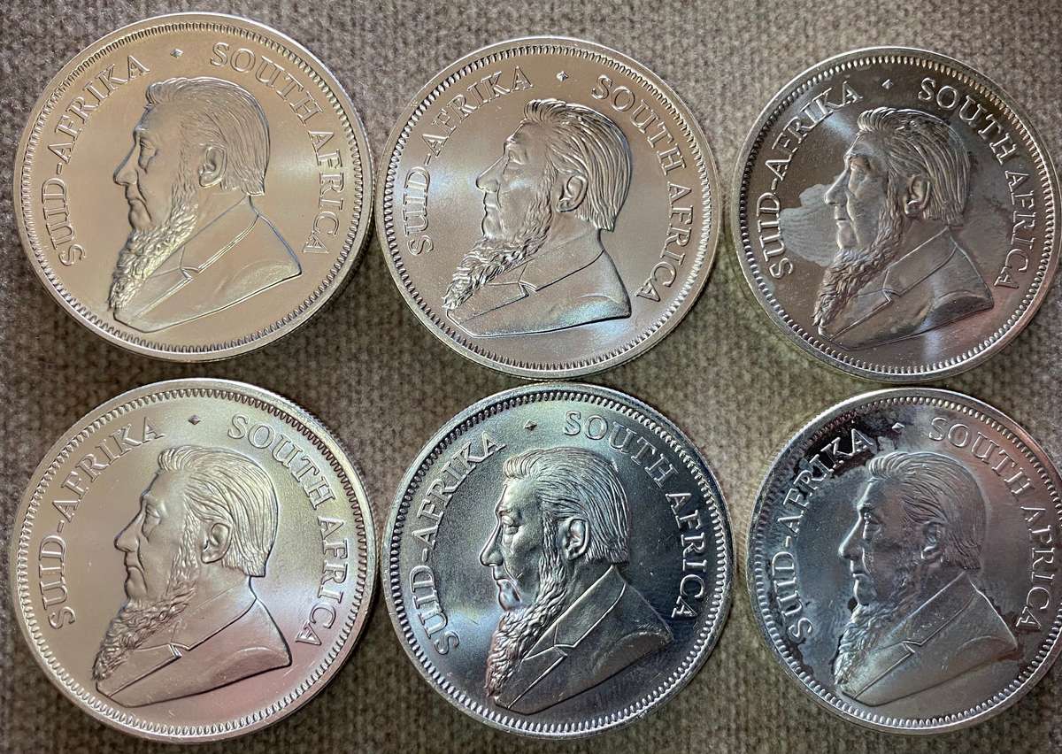2020 SILVER 1Oz KRUGERRAND (Set of 6)
