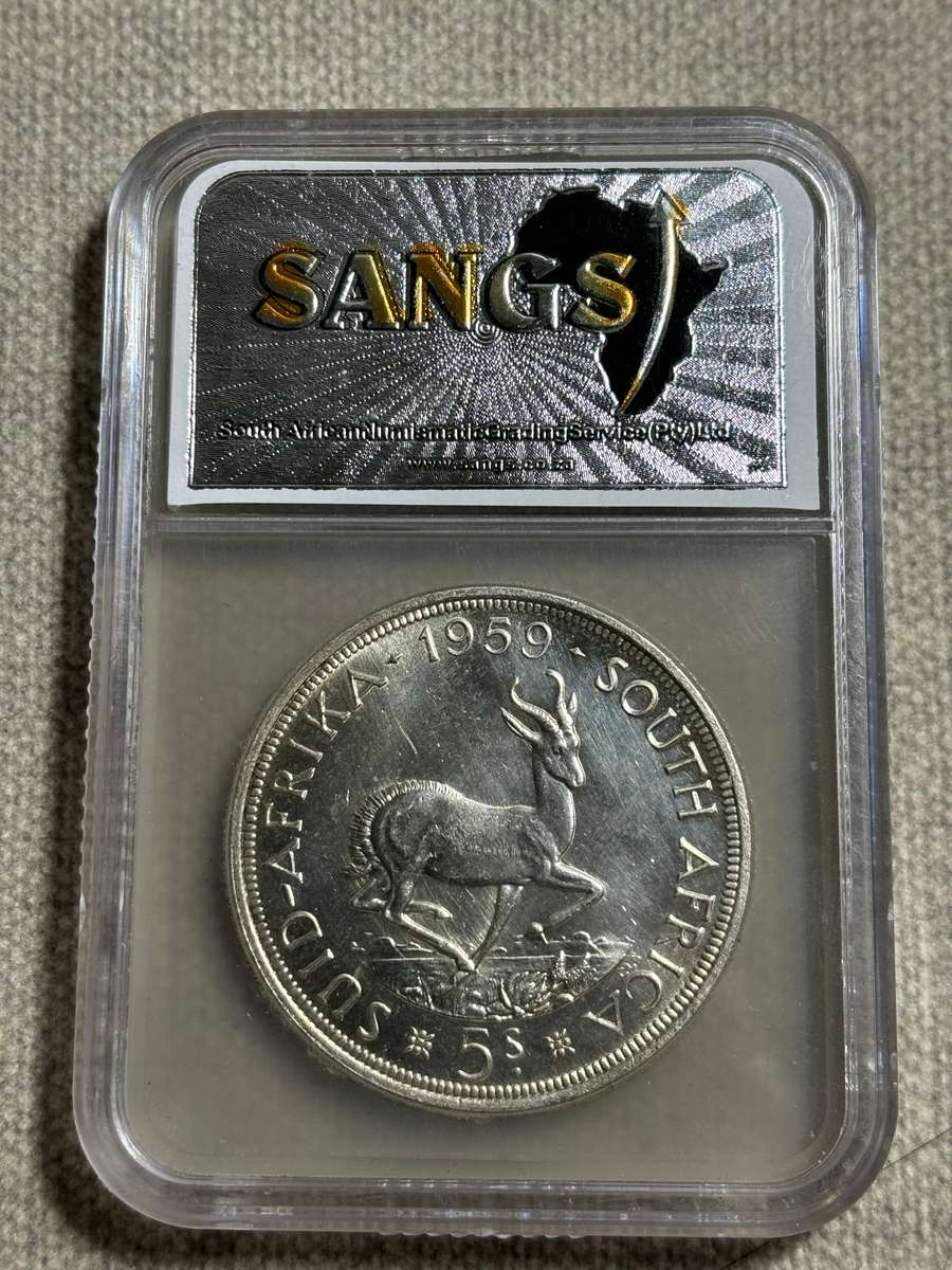 SOUTH AFRICA 1959 5 SHILLING