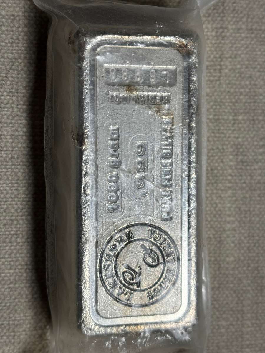 999 Fine Silver Bar 1kg