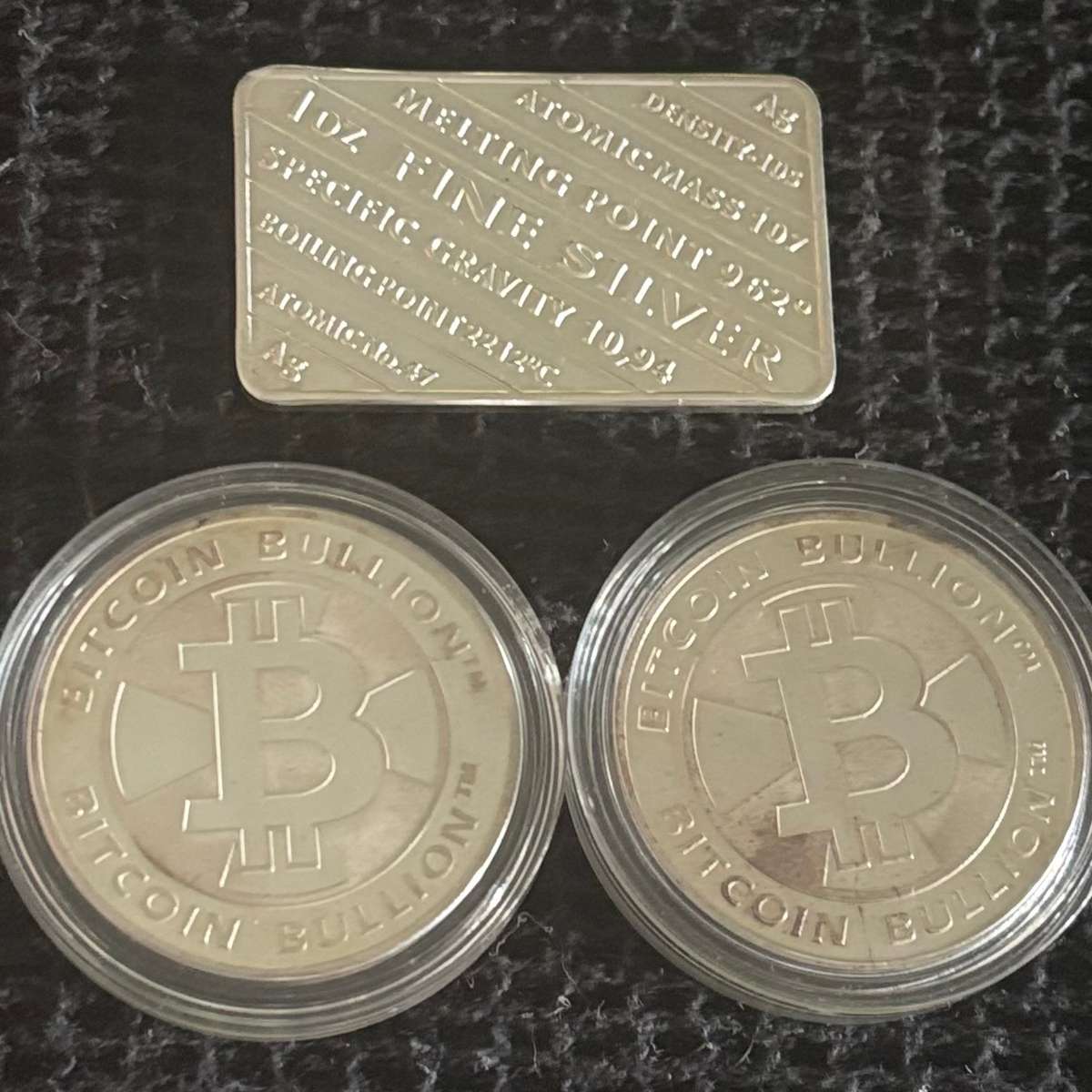 Bitcoin Bullion Coins and Bar