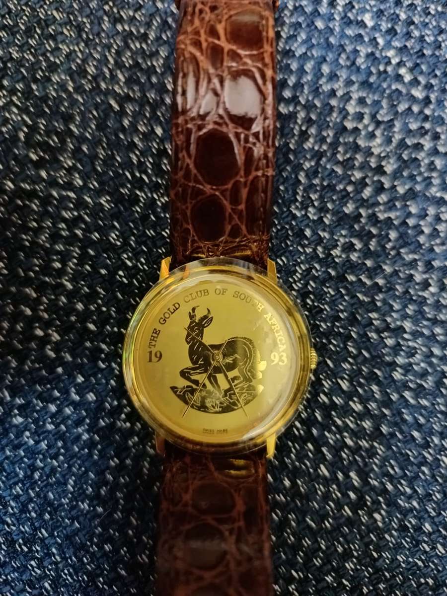Swiss made - The Gold Club of South Africa - 1993 - watch is unworn and like new.